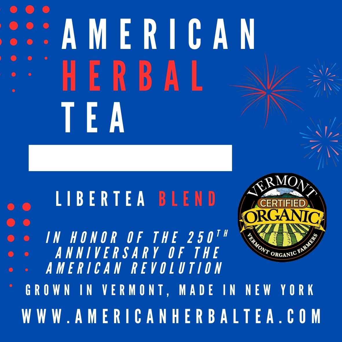 Libertea: lemon balm, raspberry leaf, spearmint, burdock