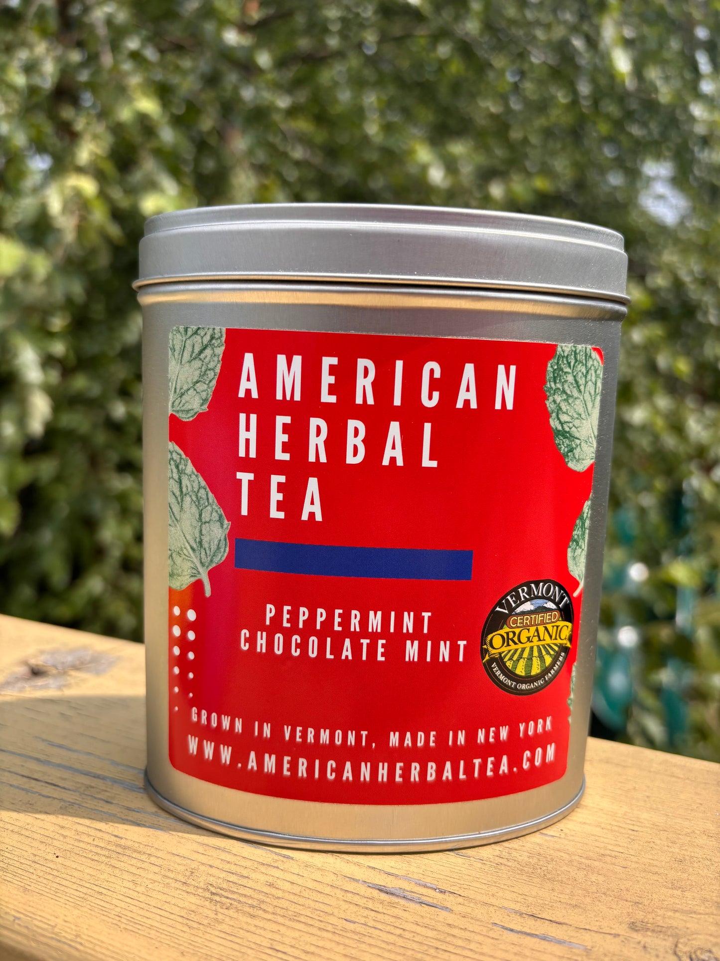 Peppermint, Chocolate Mint - 1 Large Tea Tin