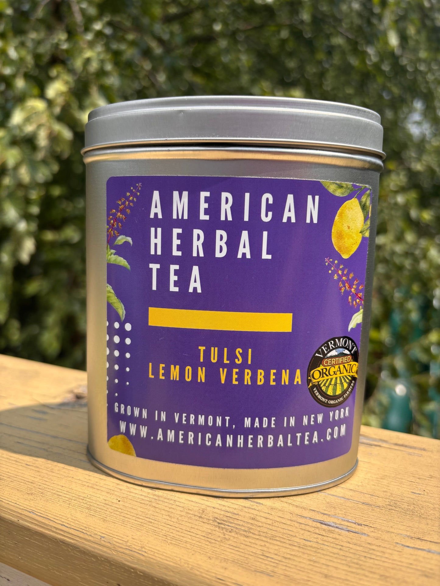 Tulsi & Lemon Verbena - Large tea tin